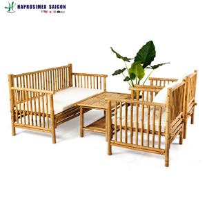 Silla de Bambú Natural para Exteriores, Tumbona de Playa de Bambú Ecológica - Product Image 6