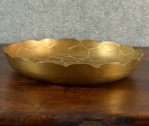 Handmade Serving Brass color Aluminum metal <b>Decorative</b> <b>Plate</b> Trays Plated Finished Hotel Serving Tray Home and Table Decoration - Product Image 2
