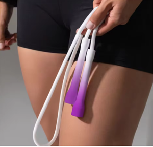 Corde à sauter jaune en plastique, longueur 2,5 m, durable, unisexe, équipement d'exercice à domicile, corde à sauter classique non intelligente - Product Image 3