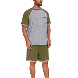 Ensemble assorti pour homme, chemise et short, 100% coton, léger, respirant, écologique, tenue de vacances, fournisseur OEM ODM - Product Image 3