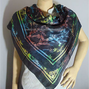 Digital Printed Heavy Silk Scarf Wholesale High Quality 100 Pure Women Summer OEM Long Logo Style Packing Pattern Newest Color - Product Image 3