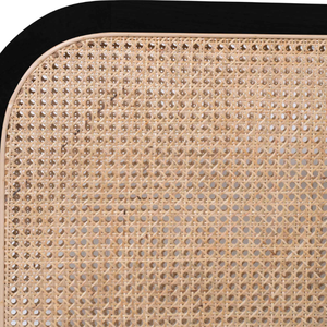 Camas Dobles con Cabecero de Mimbre y Estructura de Madera de Teca para Decoración del Hogar y Muebles de Jardín - Product Image 6