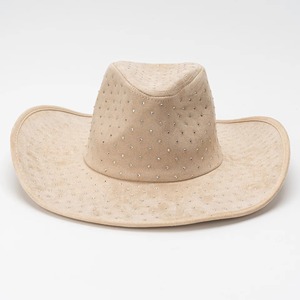 Diamond Stone Cowboy <b>Hats</b> for Ladies Sun Shade Wide Brim Outdoor Festival Party <b>Straw</b> <b>Hat</b> Wholesale - Product Image 1