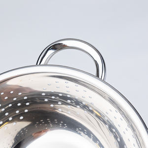 Metal colander can be used outdoors <b>for</b> <b>grilling</b> and camping cooking needs offer professional-grade performance at home - Product Image 6