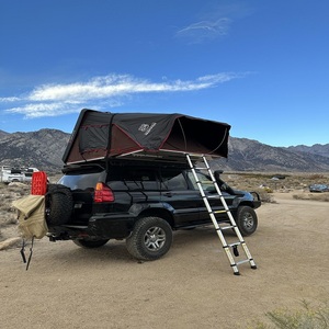 Tente de camping sur toit à une chambre avec tissu Oxford double couche, coque rigide en aluminium pour trois saisons, pour voiture, cabine, voyage en plein air - Product Image 1