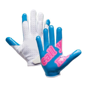 Guantes de Fútbol Americano Personalizados con Diseño de los Panthers, Guantes de Receptor con Impresión 'Call Your Mom', Nombre Personalizado, Super Agarre - Product Image 3