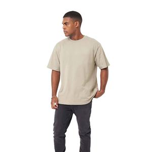 Camisetas Personalizadas de 300 g/m² con Lavado Ácido, 100% Algodón, Logotipo, para Hombre, Hombros Caídos, Estilo Holgado, Camisetas Pesadas, Ropa Urbana, Hechas en Pakistán - Product Image 4