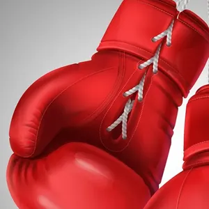 Mini-gants de boxe à lacets porte-clés légers et durables en cuir PU souple, couleur et logo personnalisables, porte-clés décoratif pour sacs - Product Image 4