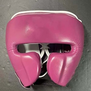 Protector de Cabeza de Cuero con Diseño Personalizado para Kickboxing, MMA, Muay Thai, Entrenamiento de Boxeo, Protección Profesional para la Cabeza - Product Image 6