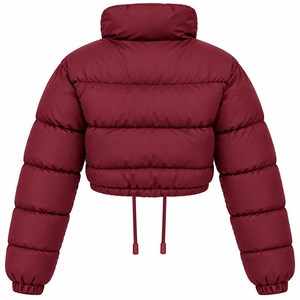 Chaqueta de Invierno Unisex, Estilo Bomber, con Forro Polar, Cuello Alto, Logotipo Frontal, para Exteriores, Casual, Tallas EU/US, Fabricación OEM - Product Image 2
