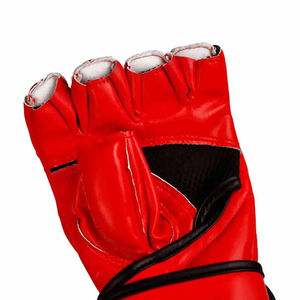 Gants de MMA les plus vendus, haute qualité, personnalisés, demi-doigts, en cuir respirant, anti-humidité, avec fermeture à lacets pour l'entraînement - Product Image 5