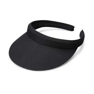 customizable Rigid Slip On Athletic Sun Visor for <b>tennis</b> pickleball golf Open Top Wide Brim spring tension Sports Visor OEME ODM - Product Image 1