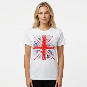 T-shirt en coton blanc pour homme avec imprimé, manches courtes, col rond, coupe classique, jersey tricoté - Product Image 3