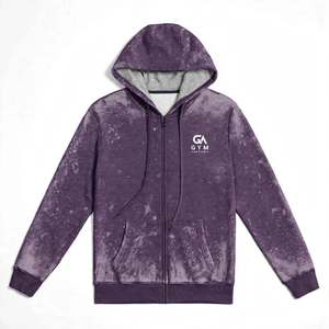 Sudadera con Capucha para Hombre Gym Active, Diseño con Letras, 340 GSM, Logotipo Frontal, Corte Regular, Felpa Francesa de Algodón, Ropa Casual de Invierno - Product Image 1
