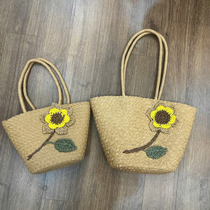 Sombrero de Sol de Rafia y Paja de Panamá para Mujer, Ala Ancha, Moderno, para Deportes de Verano, Pesca, Viajes, Casual - Product Image 5