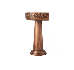 Fregadero de Pedestal de cobre, martillada enredadera, cuencas hechas a mano, barra única, fabricante, proveedor al por mayor - Product Image 4