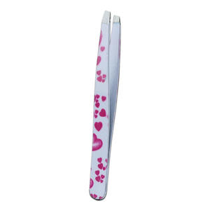 Pinzas Profesionales Hechas a Mano de 9.7cm, Acero con Alto Contenido de Carbono, Puntas Inclinadas, Ligeras y Duraderas para Dar Forma a las Cejas y Eliminar Vello Encarnado - Product Image 4