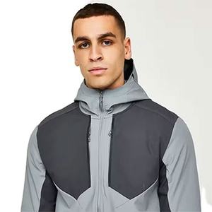 Ensemble coupe-vent respirant au design tendance, vêtements de rue décontractés pour hommes, ensemble surdimensionné pour le fitness, fabricant de vêtements en gros - Product Image 5