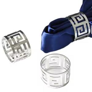 Anillo de Servilleta de Metal Premium para Decoración de Mesa de Boda, Estilismo de Recepción, Presentación de Banquetes y Arreglo de Comedor Elegante - Product Image 2