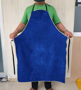 Delantal de Soldadura con Aislamiento Térmico, Delantales de Cuero Vacuno Resistentes al Fuego, Ropa de Seguridad para Soldadores, Precio al por Mayor - Product Image 5