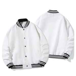 Chaqueta Varsity de Moda con Mangas de Cuero y Lana para Hombre, Chaquetas de Invierno Letterman, Chaquetas Varsity con Logotipo Personalizado Bordado - Product Image 3