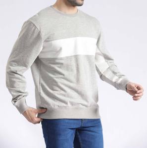 เสื้อสเวตเชิ้ตคอกลมผู้ชายแบบขายส่ง OEM ผลิตจากผ้าฝ้าย 100% ให้ความอบอุ่น สวมใส่สบาย ทันสมัย ระบายอากาศได้ดี เหมาะสำหรับทุกฤดูกาล - Product Image 5
