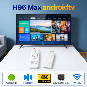 กล่องทีวี H96 MAX 2026 กล่อง ATV ราคาถูกที่สุด ชิปเซ็ต Android H313 BT5.0 จอแสดงผล 4K รองรับ Wifi6 2.4/5g กล่องโฮม 2+8G 2+16G - Product Image 1
