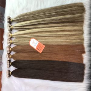 Venta al por mayor Super doble cinta dibujada Ins Extensiones de Cabello 100% europeo de alta calidad vietnamita cabello humano - Product Image 4
