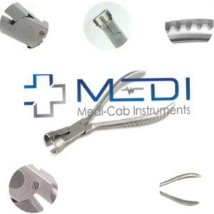 Pinzas Quirúrgicas Dentales Medi-Cab Instruments, 11 mm, Posición de Mandíbula, Empuñadura Moleteada, Acero Plateado, Reutilizables, Manuales, Certificación CE Clase I - Product Image 4