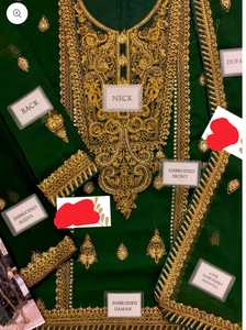 Traje de shalwar kameez verde de alta calidad para mujer, estilo pakistaní e indio, a bajo precio y con MOQ bajo 2026 - Product Image 5