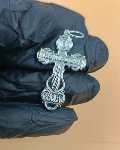 Pendentif Croix Chrétienne en Argent Sterling 925 avec Charme Religieux Jésus-Christ, Bijou Unisexe pour Cérémonies Religieuses - Product Image 5