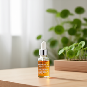 Ampolla de Niacinamida y Vitamina C para el Cuidado de Arrugas - Suero Facial de Uso Doméstico con Ácido Hialurónico, Péptidos y Centella - Product Image 3