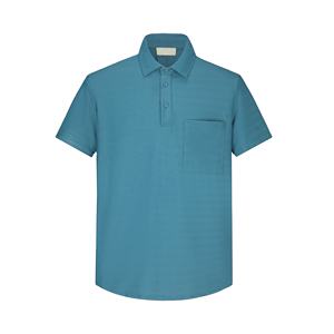 Ensemble décontracté été 2026 personnalisé avec logo pour homme – Polo en coton éponge et short à motif écossais grande taille, personnalisable, vente en gros - Product Image 2