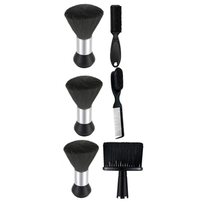 แปรงปัดฝุ่นคอ 2 ชิ้น ชุดแปรงทำความสะอาดใบมีดปัตตาเลี่ยนตัดผมสำหรับช่างทำผม - Product Image 1