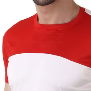 T-shirt décontracté pour homme, couleur unie, coupe classique, imprimé, 100% coton, léger, lavé, idéal pour l'été - Product Image 5