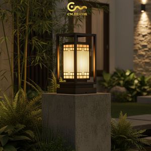 Lámpara de Jardín de Acero Inoxidable de Primera Calidad, Diseño Floral Moderno, Iluminación Exterior para Villas, Resorts y Hoteles - Product Image 6