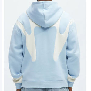 Conception personnalisée, streetwear de haute qualité, 420 grammes, sweat-shirt à capuche avec motif d'araignée géométrique - Product Image 4