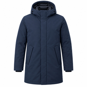 Chaqueta Parka Reversible para Hombre, Impermeable, Abrigo de Invierno con Capucha, Relleno Grueso de Algodón, Diseño de Tallas Grandes, Venta al Por Mayor - Product Image 6