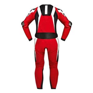 Combinaison de moto en cuir à manches longues pour femme, rose, blanc, noir, color-block, coupe-vent, respirante, séchage rapide, logo personnalisé, toutes tailles - Product Image 2