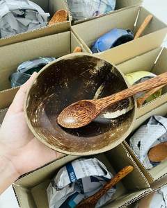 Produit écologique Bol de noix de coco du Vietnam utilisant pour les ustensiles de cuisine et la décoration - Product Image 2