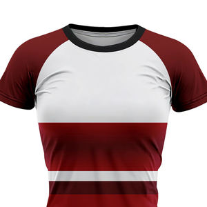 Camiseta de Béisbol Unisex de Manga Corta con Cuello Redondo, Personalizada, Talla Grande, Transpirable, 100% Poliéster, Ropa Deportiva de Softbol, Impresión Digital - Product Image 4