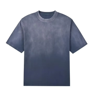 Camisetas Personalizadas para Hombre, Lavado Ácido, Corte Recortado, Estampado DTG, Estilo Urbano, Manga Corta - Product Image 6