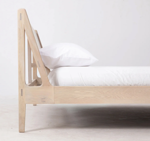 Cadre de lit en teck massif Auberge du Soleil Minimaliste - Product Image 4