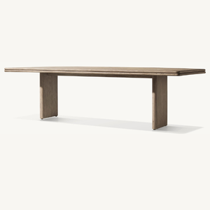 Table rectangulaire en teck robuste et durable pour l'extérieur, de bonne qualité et longue durée de vie. - Product Image 2