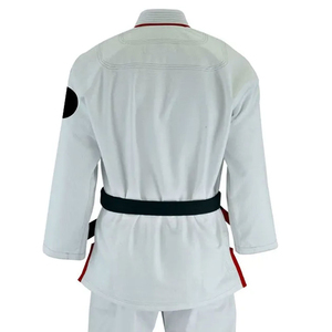 Nuevo conjunto de uniforme de BJJ de algodón duradero, chaqueta y pantalones con costuras reforzadas, transpirable, cómodo y apto para sesiones de entrenamiento, en oferta. - Product Image 5