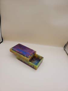 Caja de Joyería de Resina Artística, Moderna y de Lujo, Grabada, para Almacenamiento en la Sala de Estar - Product Image 3