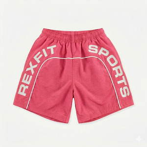 Shorts de sport légers pour hommes, en tissu de haute qualité, séchage rapide, taille élastique, confortables, imprimés, style fitness. - Product Image 3