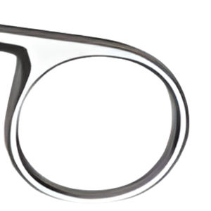 Ciseaux dentaires, instruments dentaires, ciseaux à iris courbés, acier inoxydable de haute qualité, ciseaux à bandage manuels Lister, ergonomiques - Product Image 4