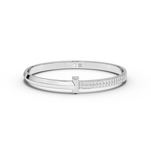 Pulseras de Corte Redondo con Diamantes Creados en Laboratorio, Brazalete de Joyería Fina con Certificación IGI y Claridad VVS para Mujer en Venta - Product Image 1