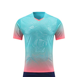 Uniforme de football pour hommes de haute qualité 100% polyester, manches courtes, tissu respirant, uniforme en polyester pour toutes les saisons, coupe athlétique - Product Image 5